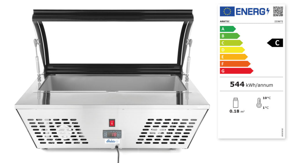Design salat kjøler, Arktic, 67L, 230V/105W, 767x612X (H) 328mm - for Storkjøkken - XL - Storkjøkken