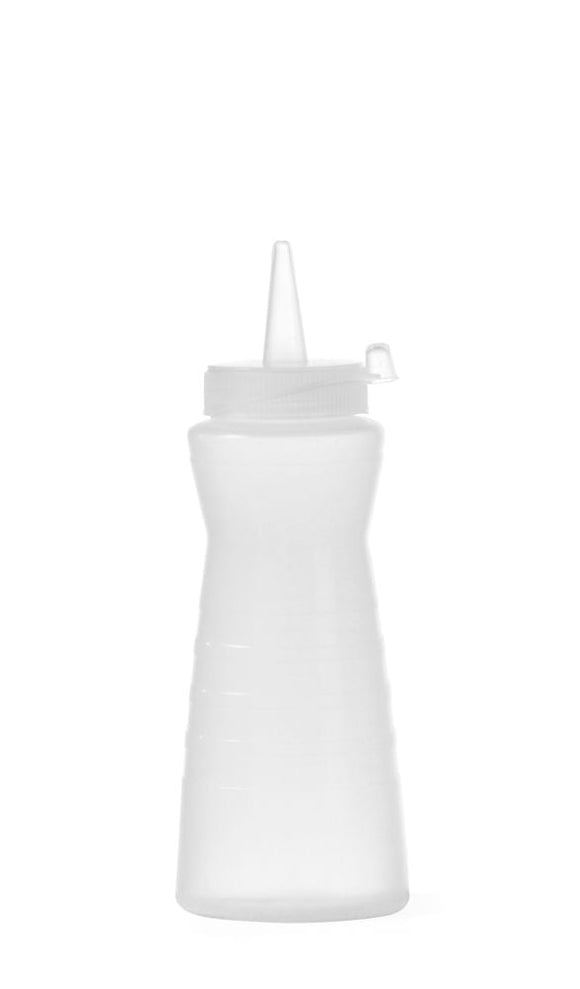 Dispenserflaske - Fleksibelt materiale - 0,2L - Gul - for Storkjøkken - XL - Storkjøkken