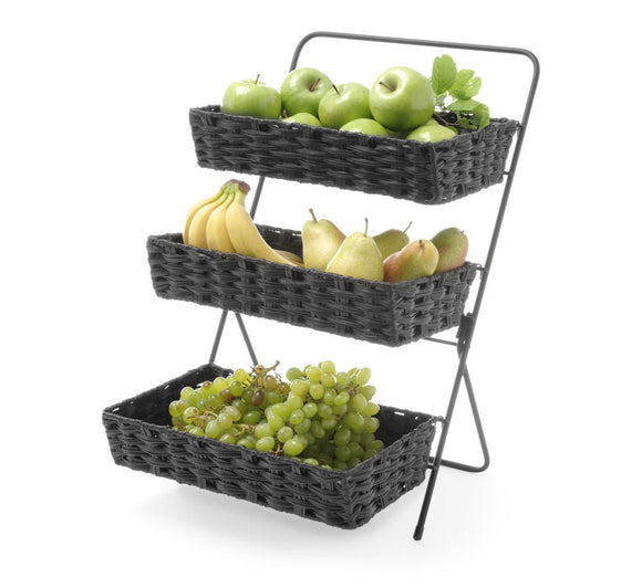 Displayn kurv buffet, svart, 350x215x (H) 600mm - for Storkjøkken - XL - Storkjøkken