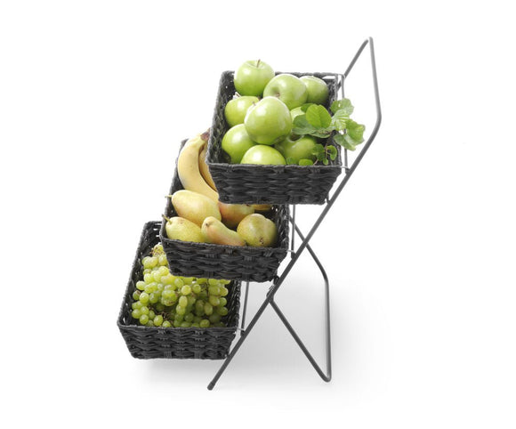 Displayn kurv buffet, svart, 350x215x (H) 600mm - for Storkjøkken - XL - Storkjøkken