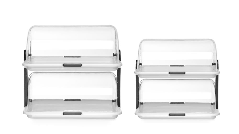 Dobbel rulltopp presentasjon, 465x310x (H) 410mm - for Storkjøkken - XL - Storkjøkken