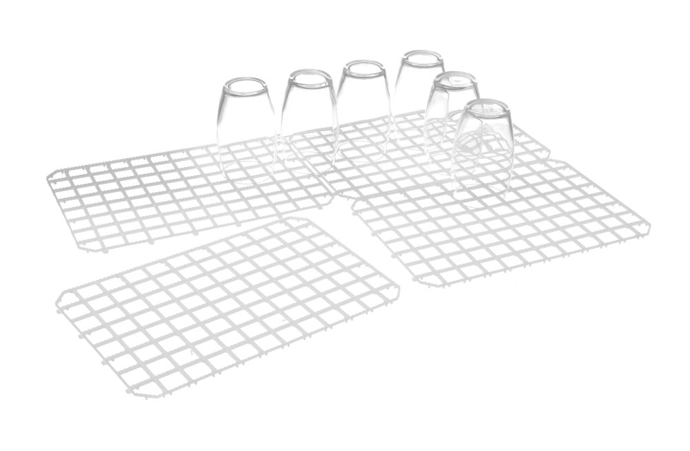 Dreneringsmatte, stang opp, 5 stk., 313x209mm - for Storkjøkken - XL - Storkjøkken