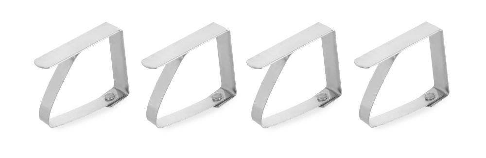 Duk klipps - 4 stk, 4 stk., 50x10x (h) 40mm - for Storkjøkken - XL - Storkjøkken