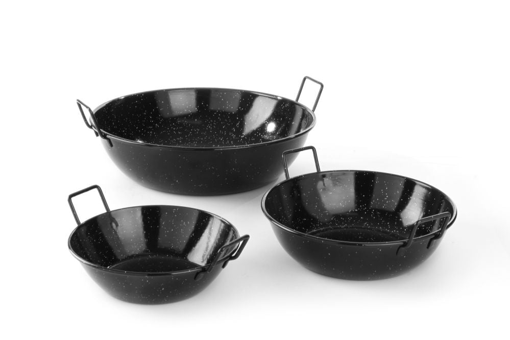 Emaljert paellapanne - 40mm - for Storkjøkken - XL - Storkjøkken