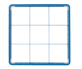 Extender for oppvaskmaskin Kurv 9 rom, 500x500x (H) 45mm - for Storkjøkken - XL - Storkjøkken