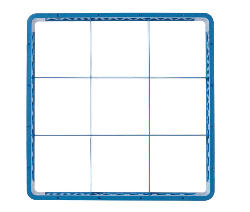 Extender for oppvaskmaskin Kurv 9 rom, 500x500x (H) 45mm - for Storkjøkken - XL - Storkjøkken