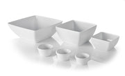 Firkantet skål, White, 130x130x (H) 65mm - for Storkjøkken - XL - Storkjøkken