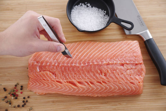 Fiskeben pinsett - skrått hode - 115mm - for Storkjøkken - XL - Storkjøkken