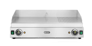 Flatgrill 1/3 ribbet, 2/3 flat, 1/3 ribbet, 230V/3500W, 720x530x (H) 250mm - for Storkjøkken - XL - Storkjøkken