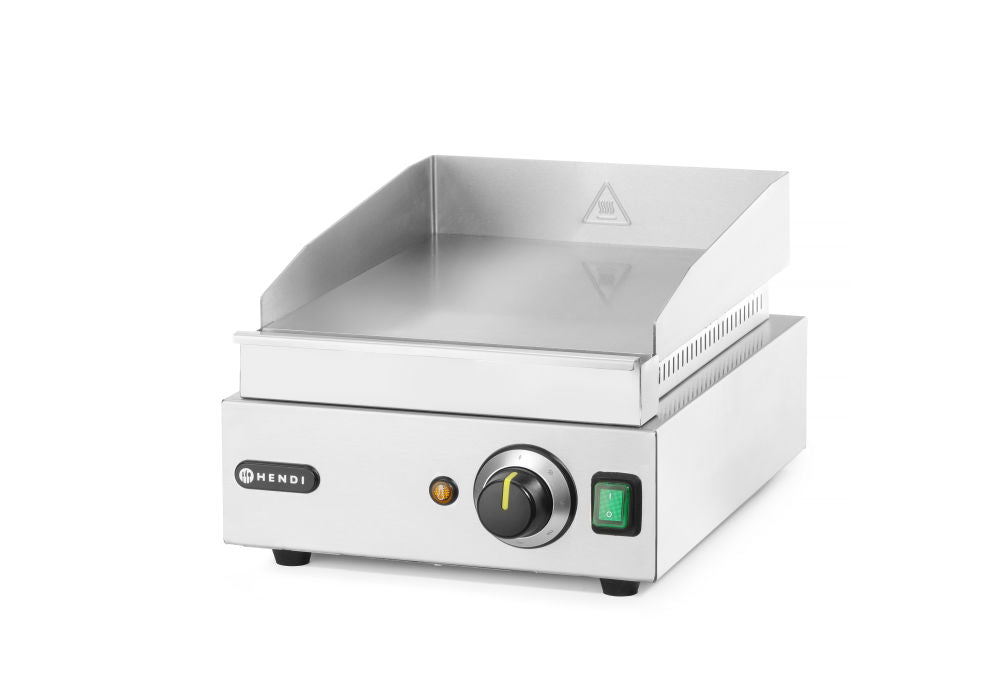 Flatgrill glatt, 230V/2000W, 300x420X (H) 225mm - for Storkjøkken - XL - Storkjøkken