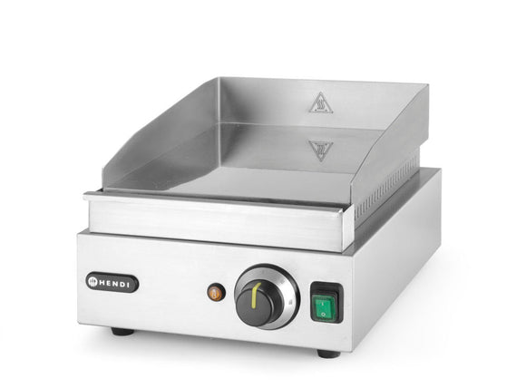 Flatgrill glatt, 230V/2000W, 300x420X (H) 225mm - for Storkjøkken - XL - Storkjøkken