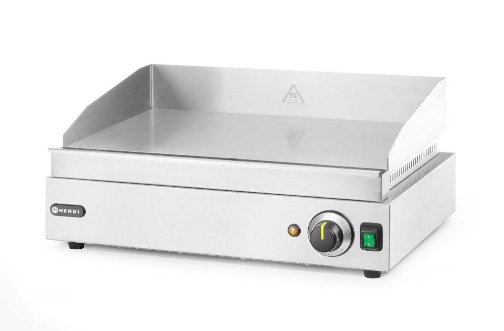 Flatgrill glatt, Flat, 230V/2400W, 550x420X (H) 240mm - for Storkjøkken - XL - Storkjøkken