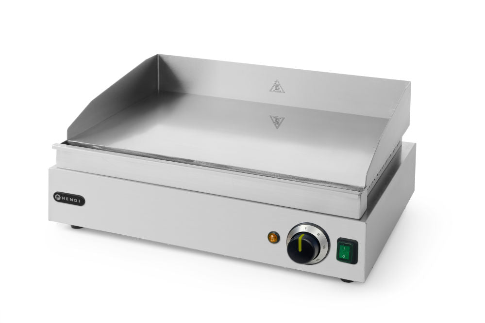 Flatgrill glatt, Flat, 230V/2400W, 550x420X (H) 240mm - for Storkjøkken - XL - Storkjøkken