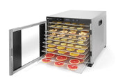 Food Dehydrator - Mattørker, 10 skuffer, 230V/1000W, 417x535X (H) 430mm - for Storkjøkken - XL - Storkjøkken