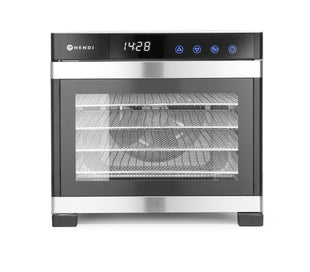 Food Dehydrator - Mattørker , 6 skuffer, 230V/650W, 340x450X (H) 311mm - for Storkjøkken - XL - Storkjøkken
