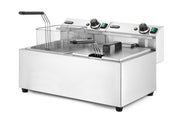 Frityr koker, 2 × 8 L, 16L, 230V/7000W, 605x460X (H) 350mm - for Storkjøkken - XL - Storkjøkken