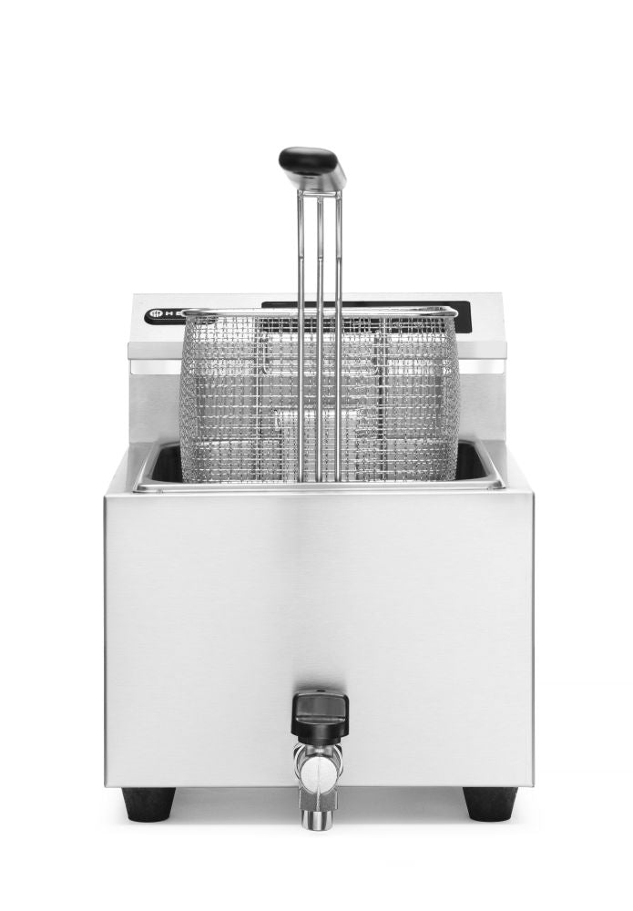 Frityr koker med tappekran Digital - 8 L, 8L, 230V/3500W, 300x515X (H) 345mm - for Storkjøkken - XL - Storkjøkken