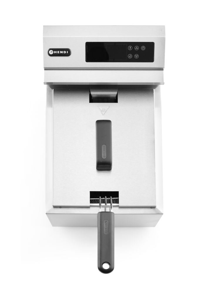 Frityr koker med tappekran Digital - 8 L, 8L, 230V/3500W, 300x515X (H) 345mm - for Storkjøkken - XL - Storkjøkken