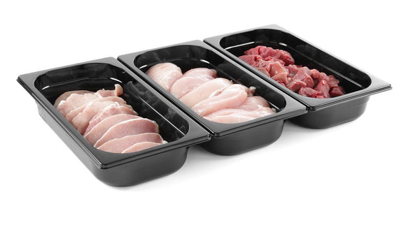 GN 1/3 Kontainer - 2,5L - Svart - for Storkjøkken - XL - Storkjøkken