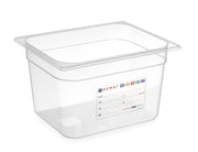 GN Kontainer HACCP - GN 1/2 - 12,5L - Transparent - for Storkjøkken - XL - Storkjøkken