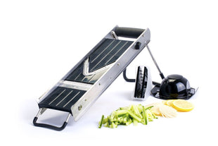 Grønnsakskutter - V - type dobbeltbladet - Svart - for Storkjøkken - XL - Storkjøkken