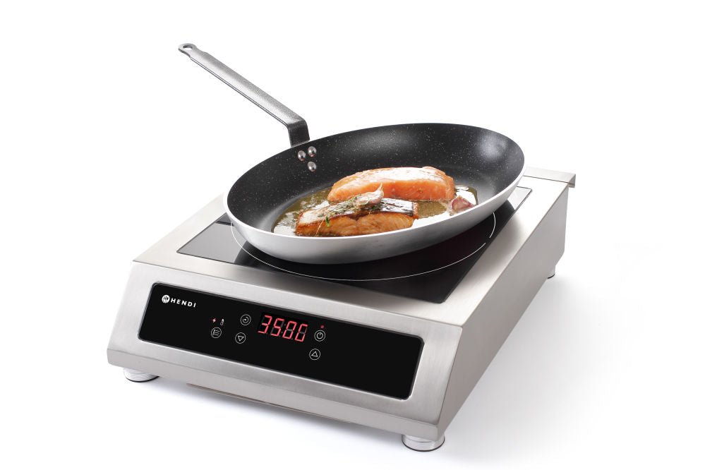 Induksjon koke topp 1. sone 3500 D XL, 230V/3500W, 390x500X (H) 120mm - for Storkjøkken - XL - Storkjøkken
