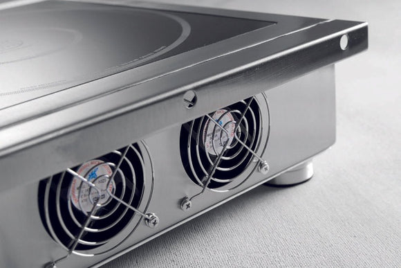 Induksjon koketopp 1. sone 3500 D, 230V/3500W, 340x440X (H) 120mm - for Storkjøkken - XL - Storkjøkken