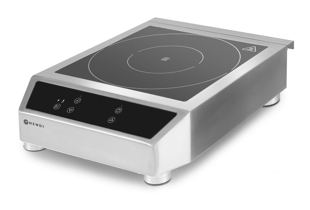 Induksjon koketopp 1. sone 3500 D, 230V/3500W, 340x440X (H) 120mm - for Storkjøkken - XL - Storkjøkken