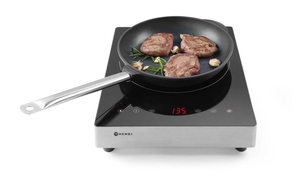 Induksjon koketopp 1. sone 3500W, 230V/3500W, 337x417x (H) 85mm - for Storkjøkken - XL - Storkjøkken