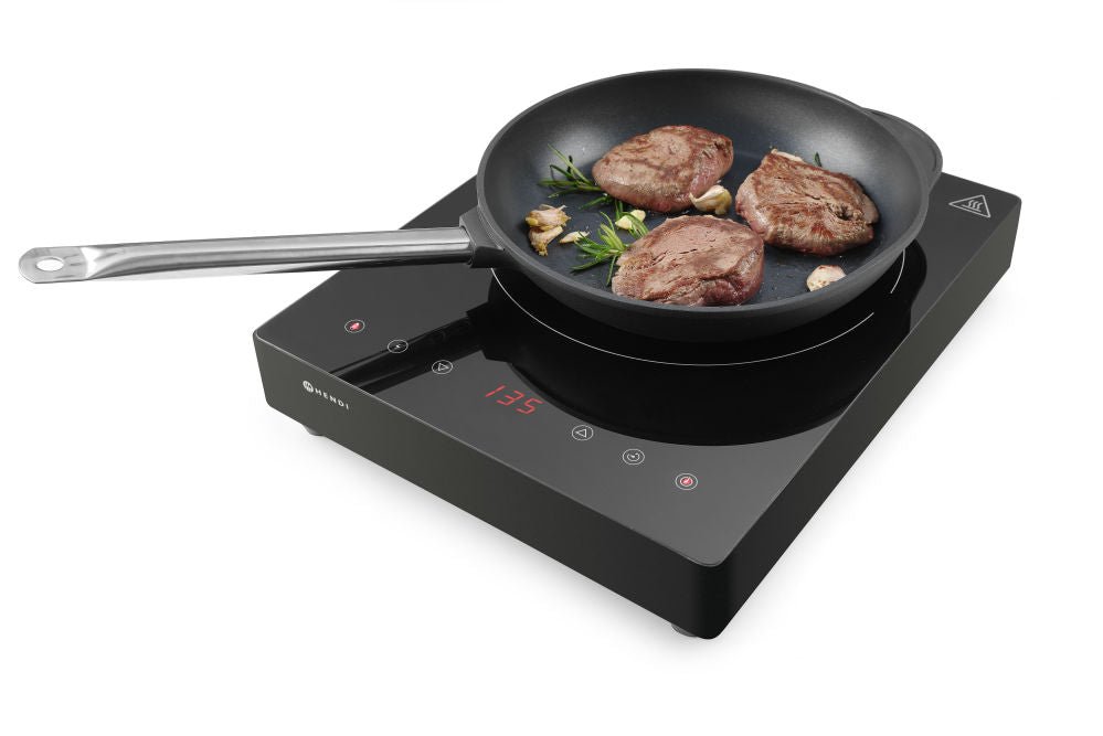 Induksjon koketopp - 1 - sone, 3500W 230V/3500W, 337x417x (H) 85mm - for Storkjøkken - XL - Storkjøkken