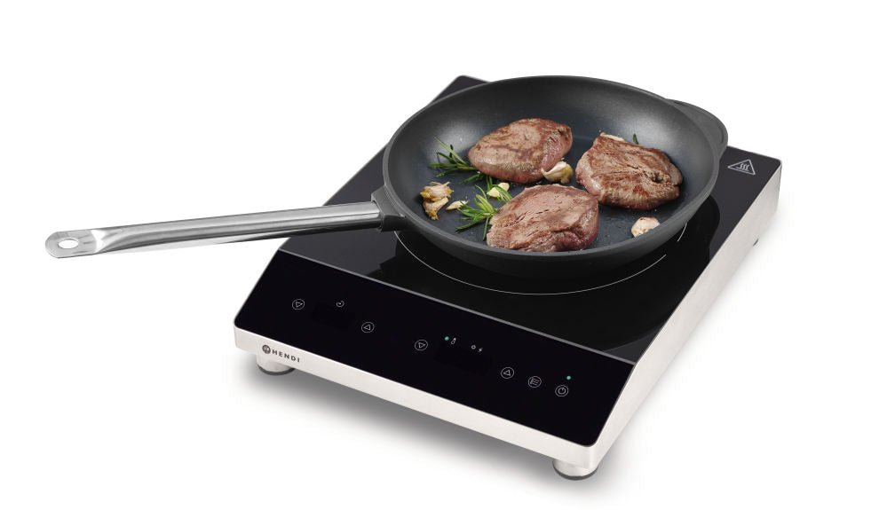 Induksjon koketopp 1 - sone, 3500W, 230V/3500W, 383x460x (H) 90mm - for Storkjøkken - XL - Storkjøkken