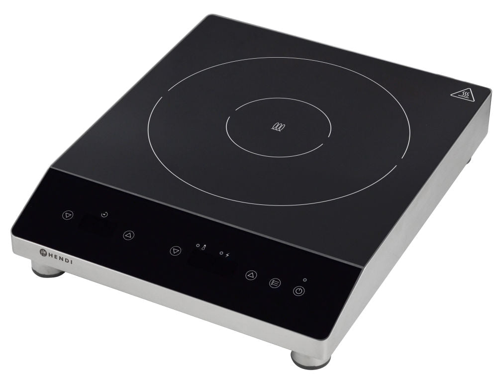Induksjon koketopp 1 - sone, 3500W, 230V/3500W, 383x460x (H) 90mm - for Storkjøkken - XL - Storkjøkken