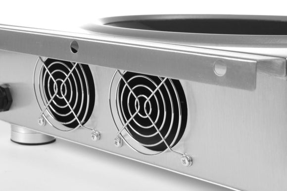 Induksjon WOK Model 3500, Induction Unit, 230V/3500W, 340x450X (H) 120mm - for Storkjøkken - XL - Storkjøkken