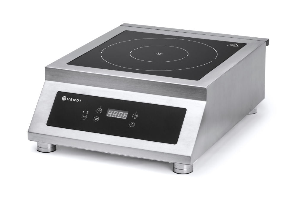 Induksjons koktopp 1. sone Model 5000 D, 400V/5000W, 398x515x (H) 168mm - for Storkjøkken - XL - Storkjøkken