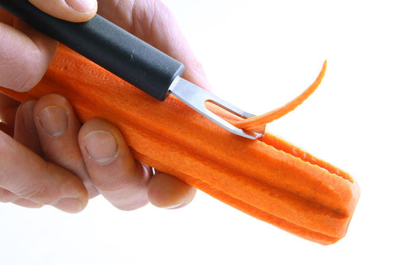 Kanalkniv - Svart - 155mm - for Storkjøkken - XL - Storkjøkken