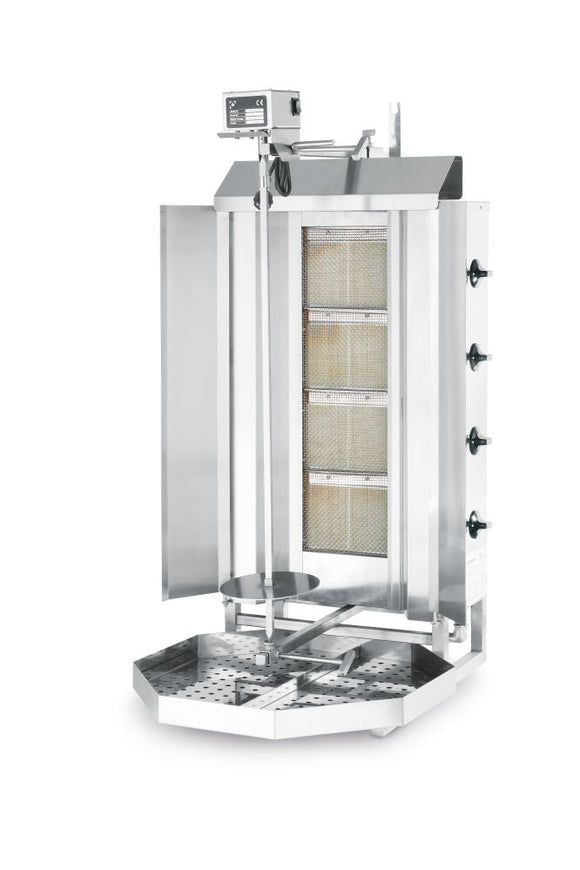 Kebab Grill Gass, 12kw, 470x550x (H) 1150mm - for Storkjøkken - XL - Storkjøkken