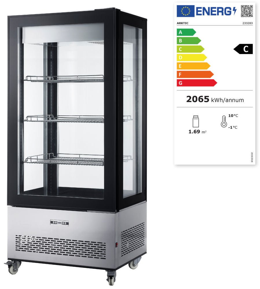 Kjølemonter, Arktic, 400L, 230V/495W, 650x650X (H) 1908mm - for Storkjøkken - XL - Storkjøkken