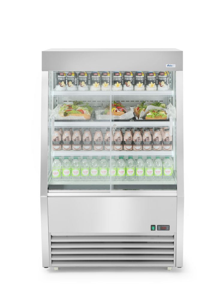 Kjøleskap åpen front Multideck Display 320L, Arktic, 230V/1300W, 920x847X (H) 1465mm - for Storkjøkken - XL - Storkjøkken