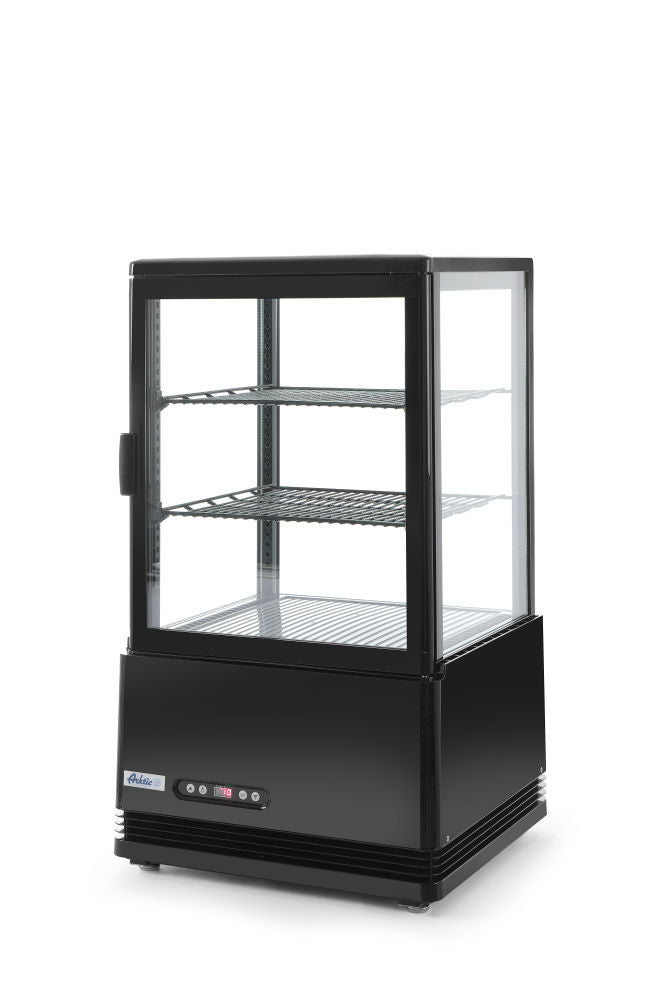Kjøle vitrineskap 58L, Arktic, svart, 230V/170W, 452x406X (H) 816mm - for Storkjøkken - XL - Storkjøkken