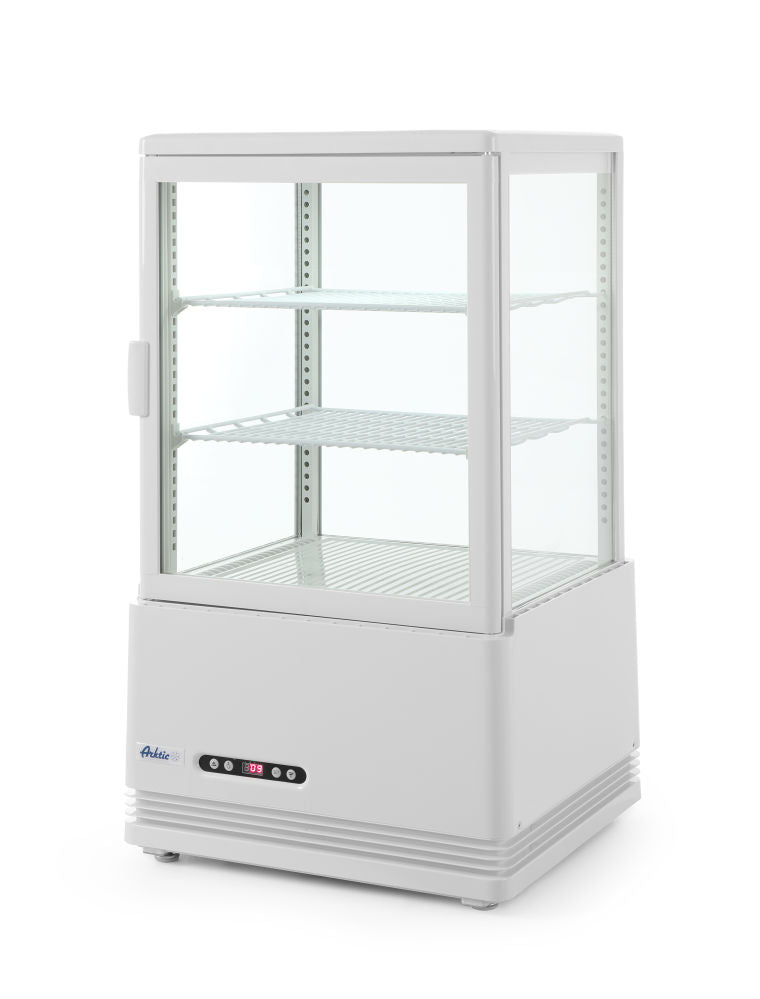 Kjøle vitrineskap 58L, Arktic, White, 230V/170W, 452x406X (H) 816mm - for Storkjøkken - XL - Storkjøkken