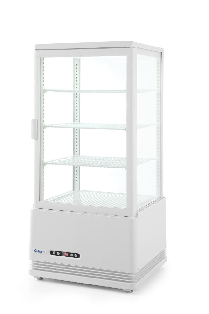 Kjøle vitrineskap 78L, White, 230V/170W, 452x406X (H) 966mm - for Storkjøkken - XL - Storkjøkken