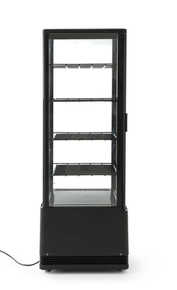 Kjøle vitrineskap 98L, Arktic, svart, 230V/210W, 452x406X (H) 1116mm - for Storkjøkken - XL - Storkjøkken