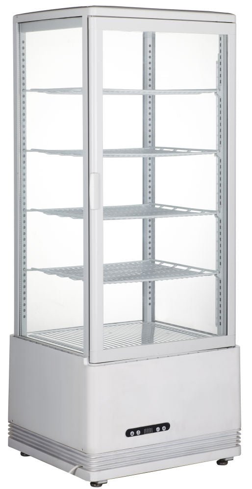 Kjøle vitrineskap 98L, Arktic, White, 230V/210W, 452x406X (H) 1116mm - for Storkjøkken - XL - Storkjøkken