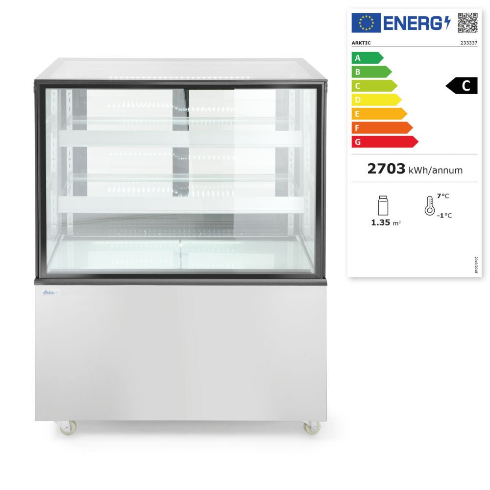 Kjølemonter med 2 hyller, Arktic, 300L, 230V/480W, 915x675X (H) 1210mm - for Storkjøkken - XL - Storkjøkken