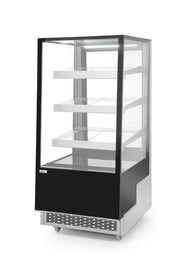 Kjølemonter med 3 skrå hyller, Arktic, 300L, 230V/480W, 650x805X (H) 1445mm - for Storkjøkken - XL - Storkjøkken