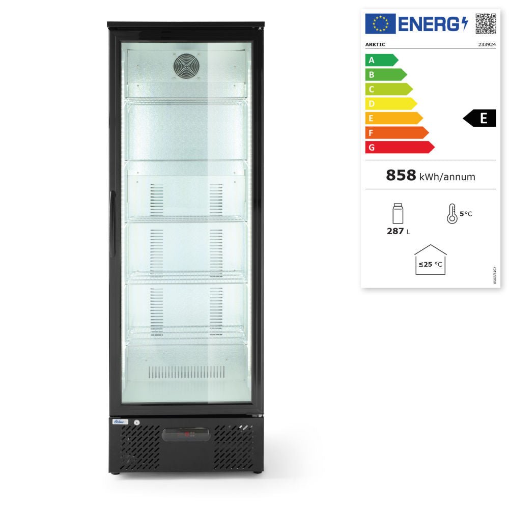 Kjøleskap Backbar enkeltdør 287L, Arktic, 220 - 240V/240W, 600x515x (H) 1820mm - for Storkjøkken - XL - Storkjøkken