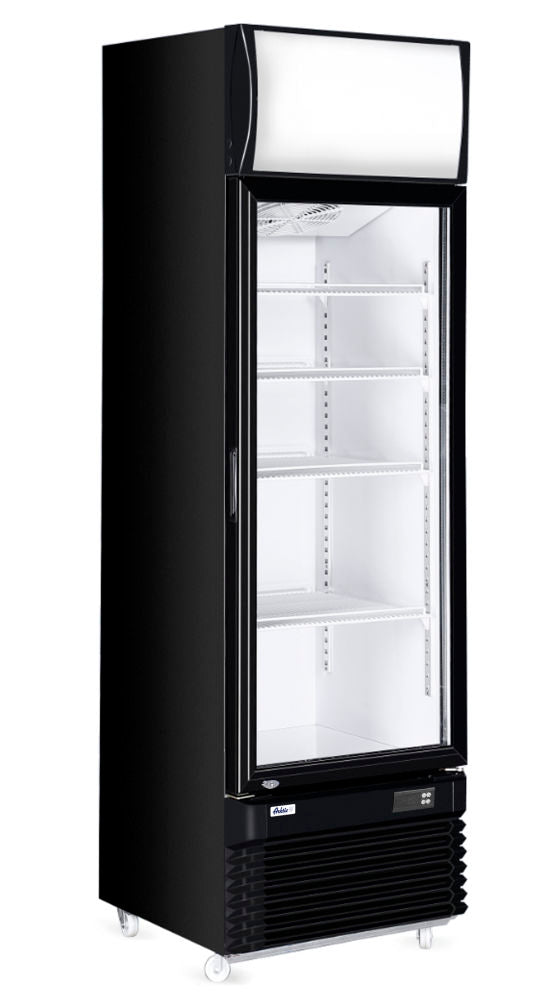 Kjøleskap display enkeltdør 313L, Arktic, 230V/300W, 620x669x (H) 1965mm - for Storkjøkken - XL - Storkjøkken