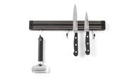 Knivmagnet m/3 kroker - Svart - 340mm - for Storkjøkken - XL - Storkjøkken