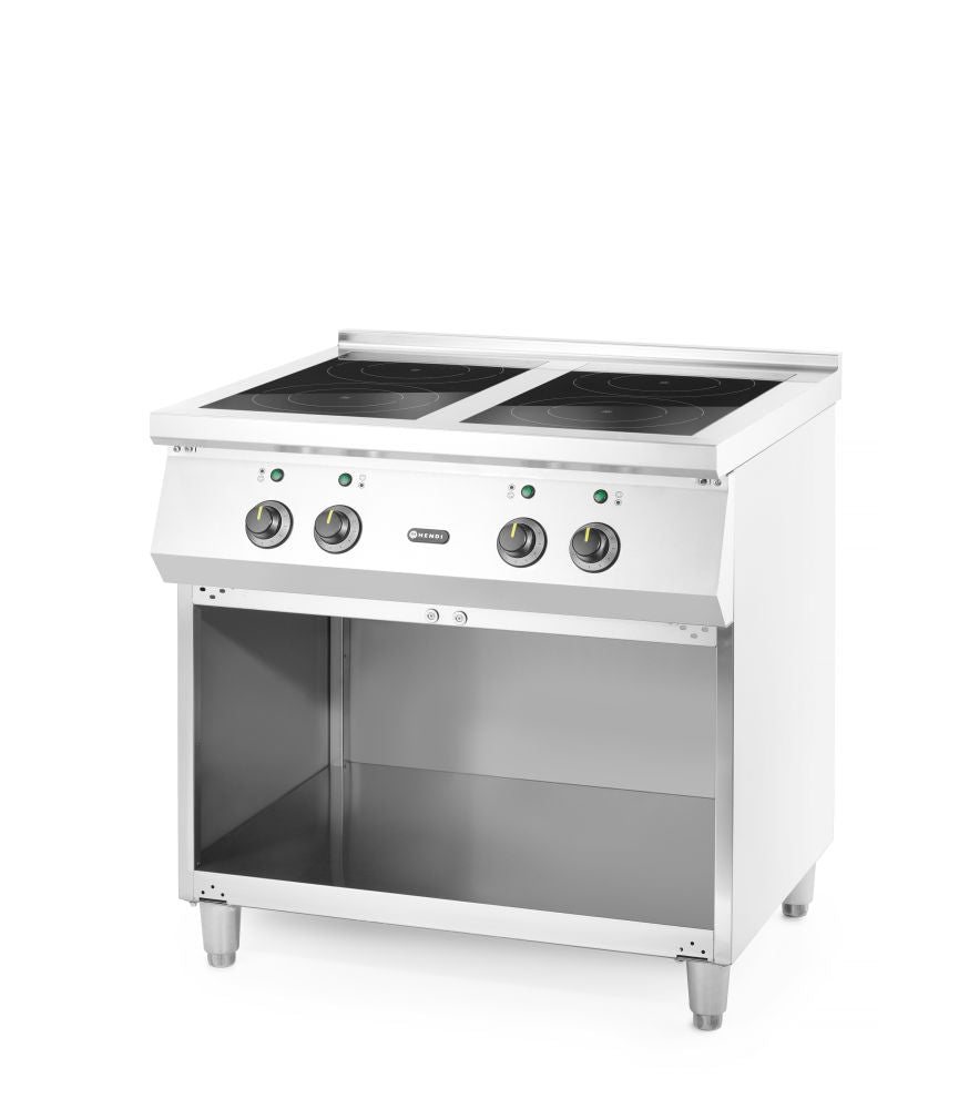 Koketopp Induksjon - 4 soner, 400V/17000W, 800x700X (H) 870mm - for Storkjøkken - XL - Storkjøkken