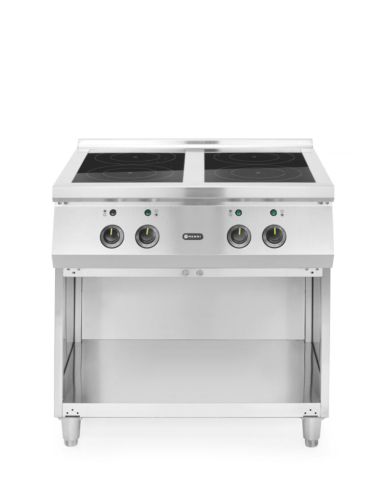 Koketopp Induksjon - 4 soner, 400V/17000W, 800x700X (H) 870mm - for Storkjøkken - XL - Storkjøkken